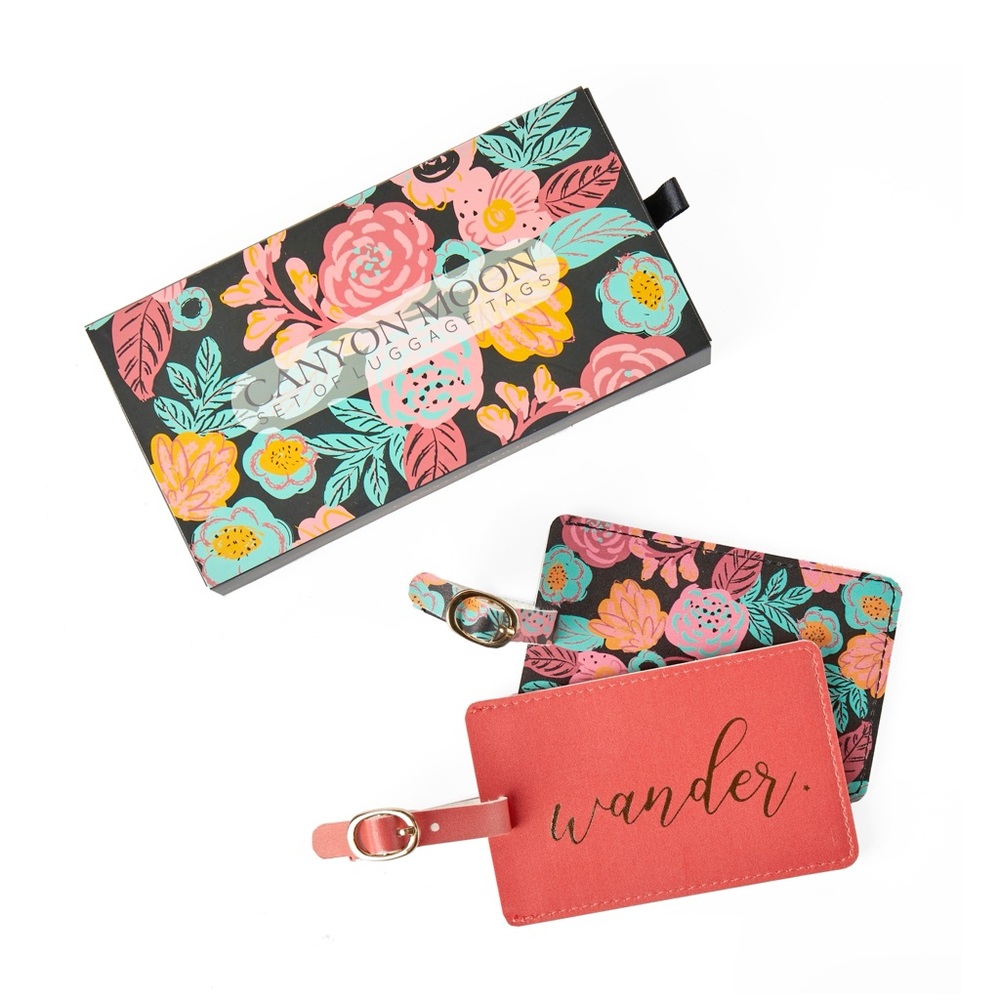 NWT Canyon Moon Wander Luggage Tag Set of 2 NEW